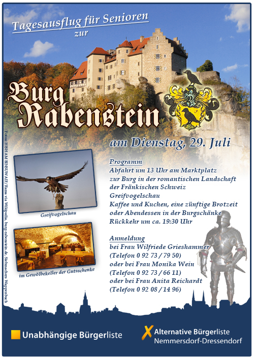 Seniorenausflug 2014 zur Burg Rabenstein