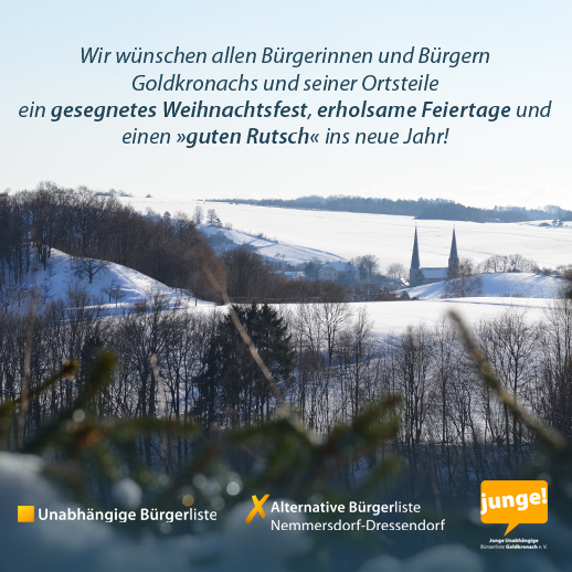 Unabhängige Bürgerliste Goldkronach - Weihnachten