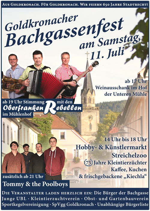 Goldkronacher Bachgassenfest 2015