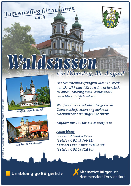 Seniorenausflug nach Waldsassen